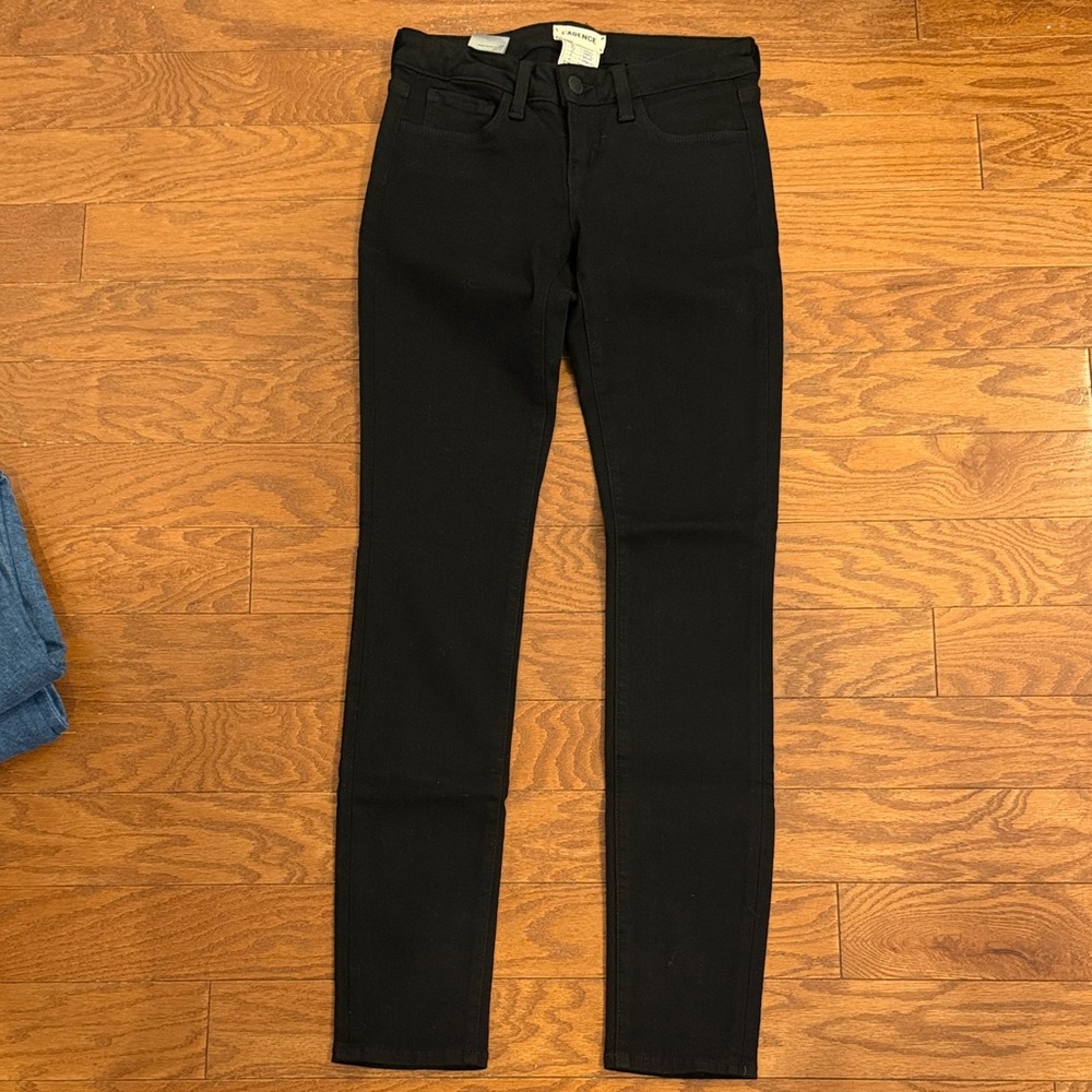 L’agance chantal low rise skinny jeans
